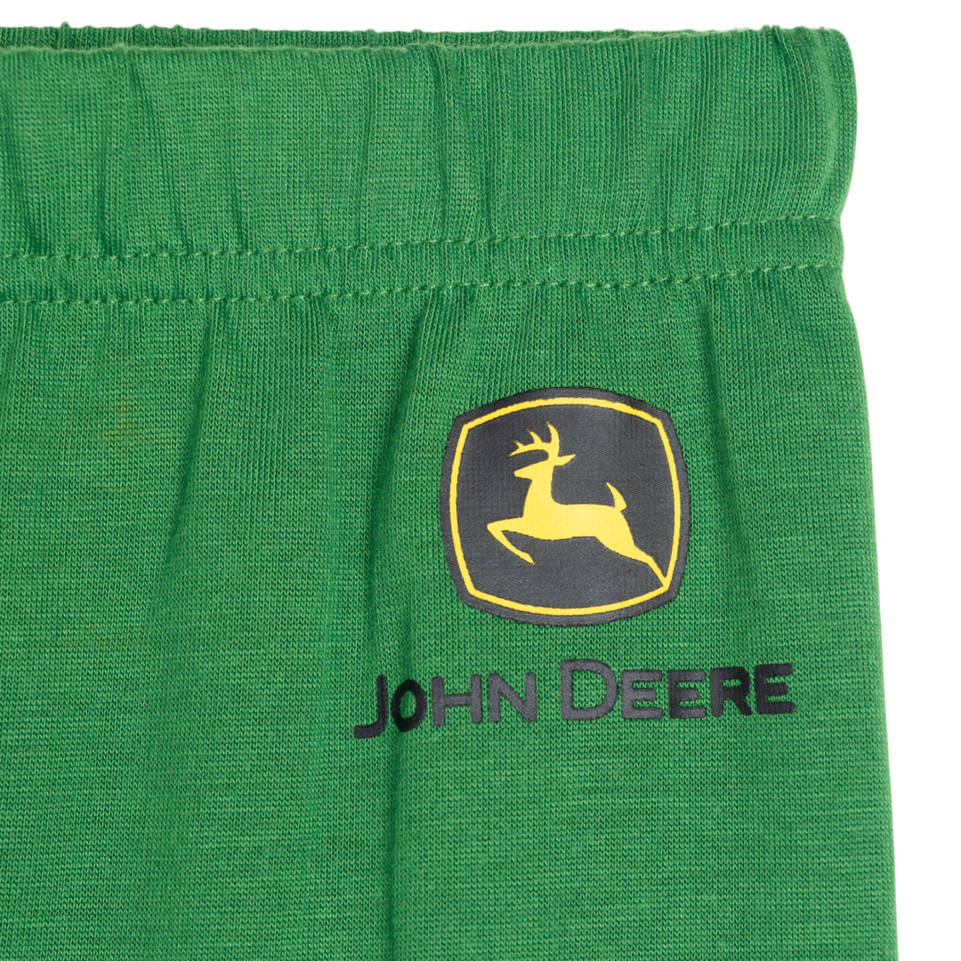 John Deere Boys' 2-Piece Pajama Set Green