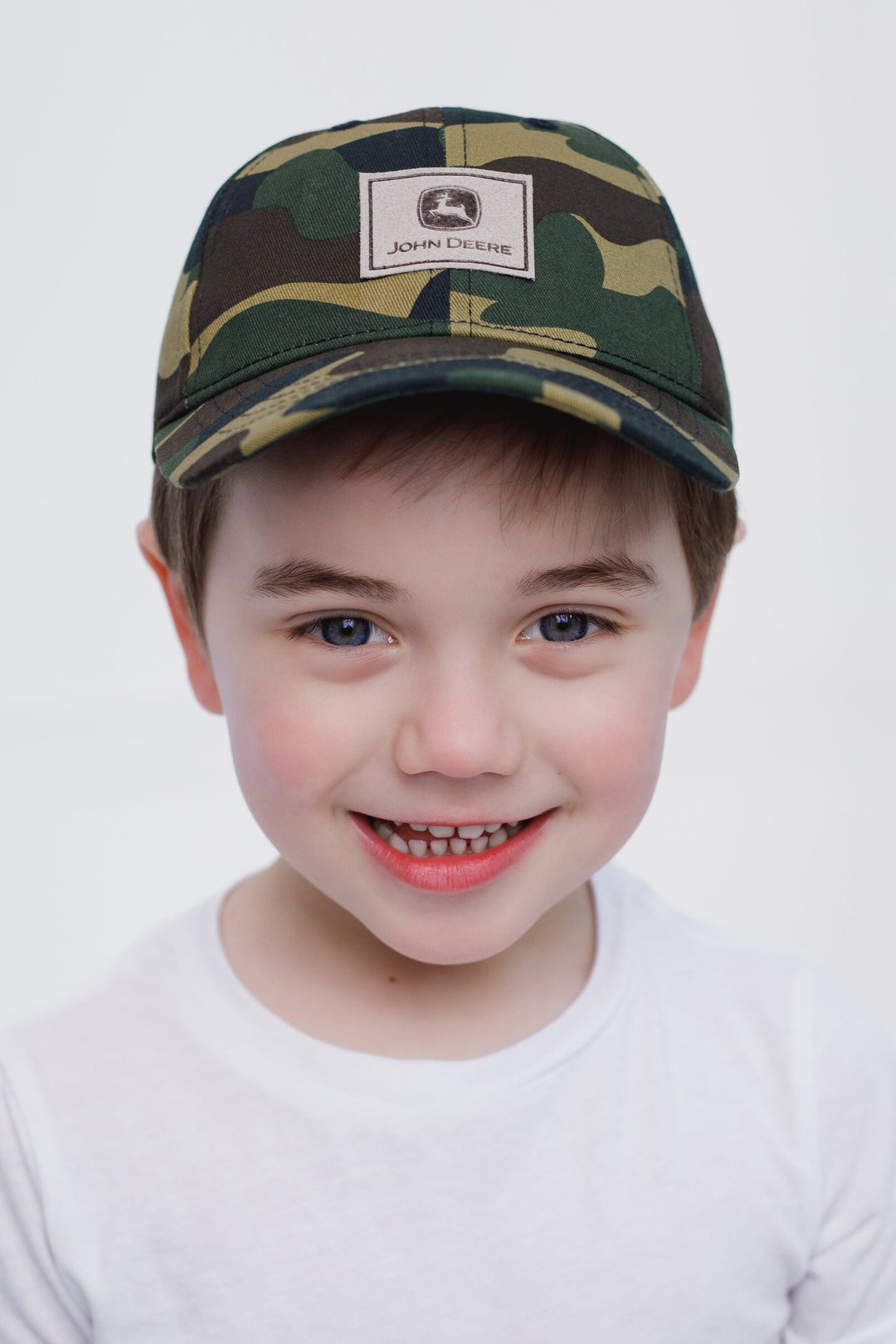 John Deere Toddler Boys' Strapback Baseball Cap Forest Camo