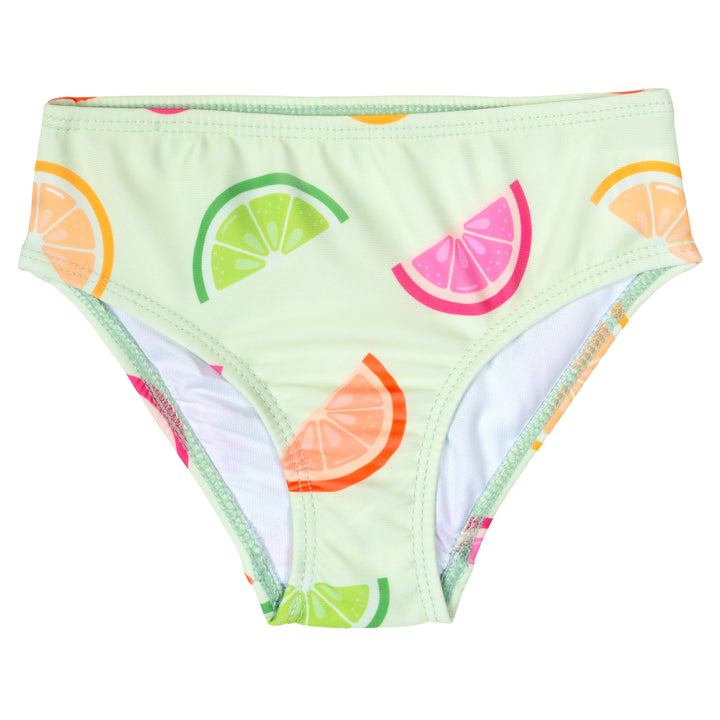 Dreamwave Girls' Swimwear 2-Piece Rash Guard and Bikini Bottom Set UPF 50+