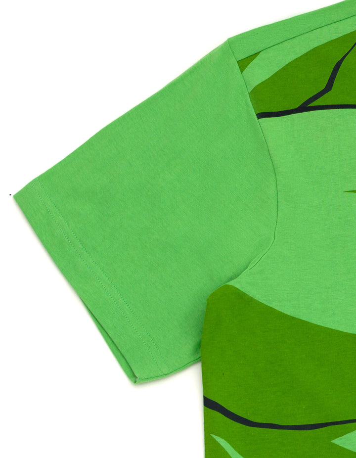 Marvel Avengers The Hulk Adult Men or Women Cosplay Short Sleeve T-Shirt Classic Green