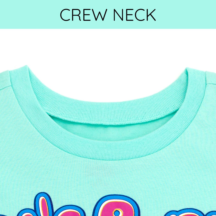 Squishmallows Girls' Birthday Short Sleeve T-Shirt Aruba Blue