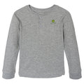 John Deere Boys' Waffle Knit Henley Shirt Athletic Heather Grey