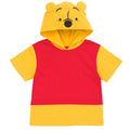 Disney Winnie the Pooh Boys' Cosplay Short Sleeve Hooded T-Shirt Red Yellow