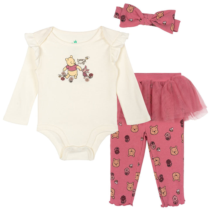 Disney Winnie the Pooh Baby Girls' Bodysuit and Tutu Leggings Set Tusk Piglet