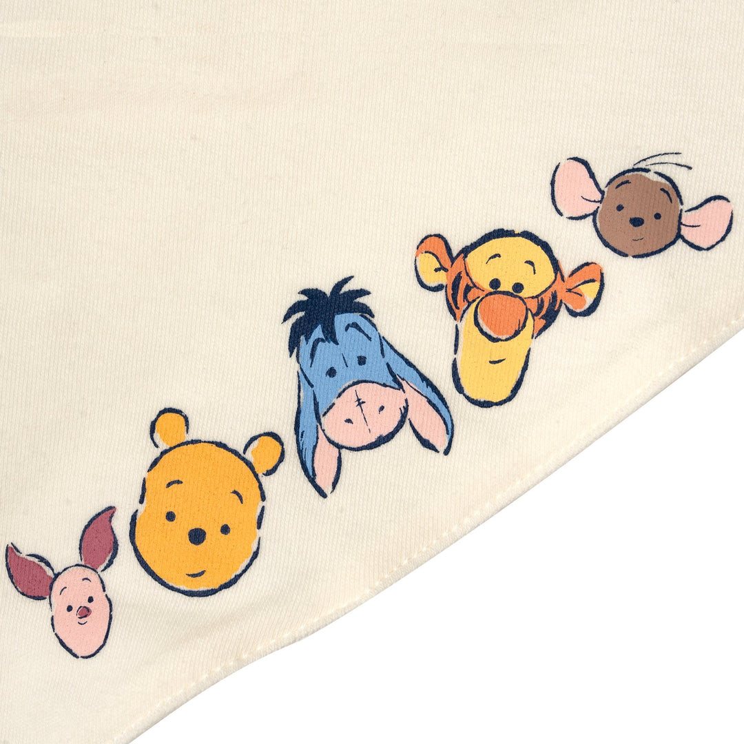 Disney Winnie the Pooh Baby 4-Piece Bodysuit Pants Bib and Hat Set Tusk
