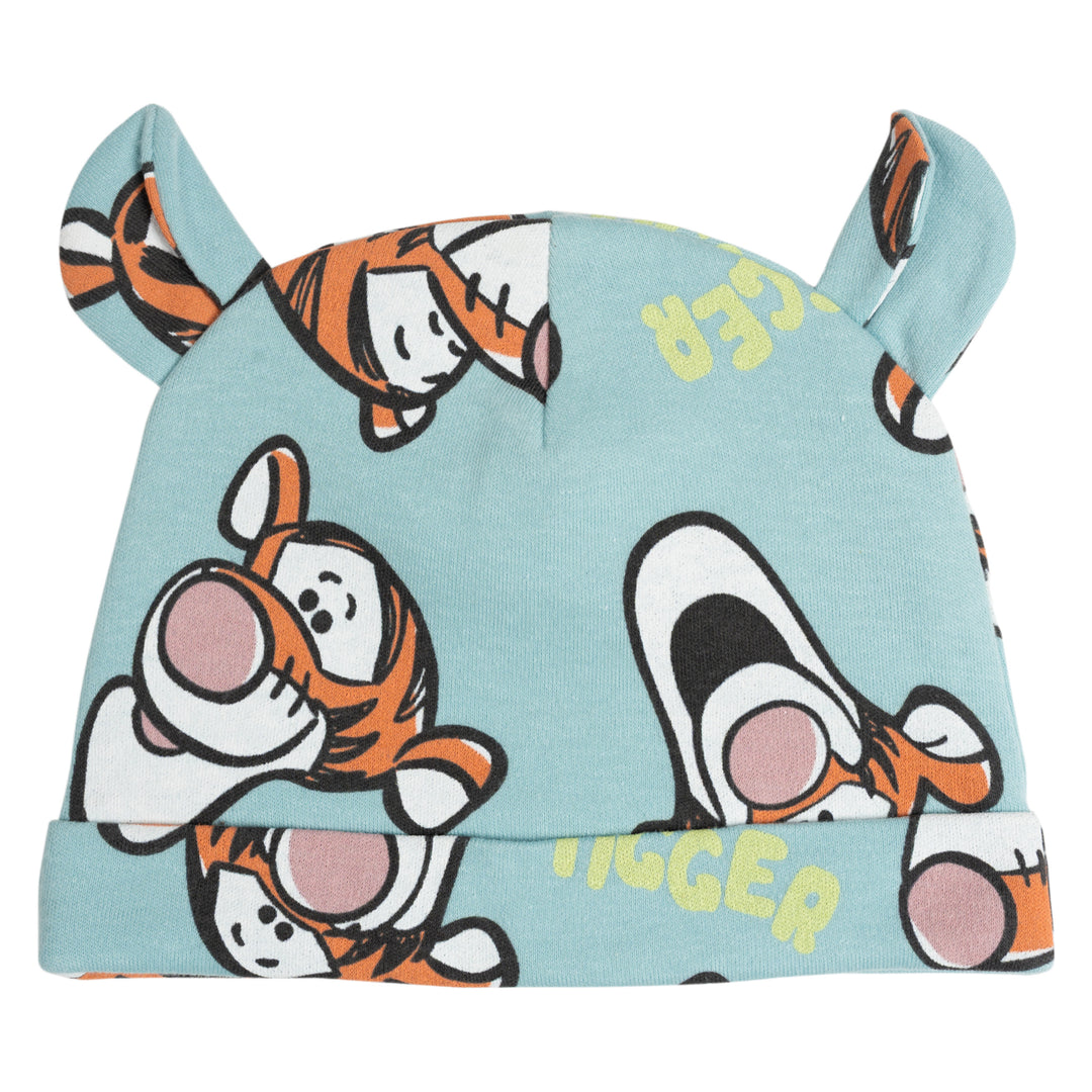 Disney Winnie the Pooh Baby Bodysuit Pants and Hat Set Tigger Sky Blue