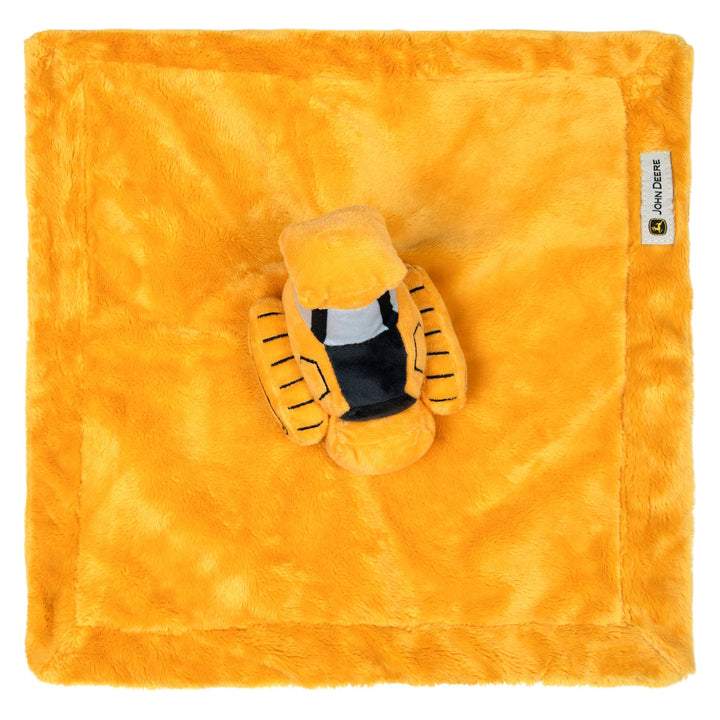John Deere Baby Boy or Girl Satin Security Blanket Golden Yellow