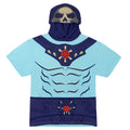 Masters of the Universe Skeletor Boys' Cosplay Hooded T-Shirt Light Blue