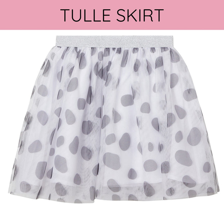 Disney 101 Dalmatians Penny Girls' Cosplay Hooded Dress White Black
