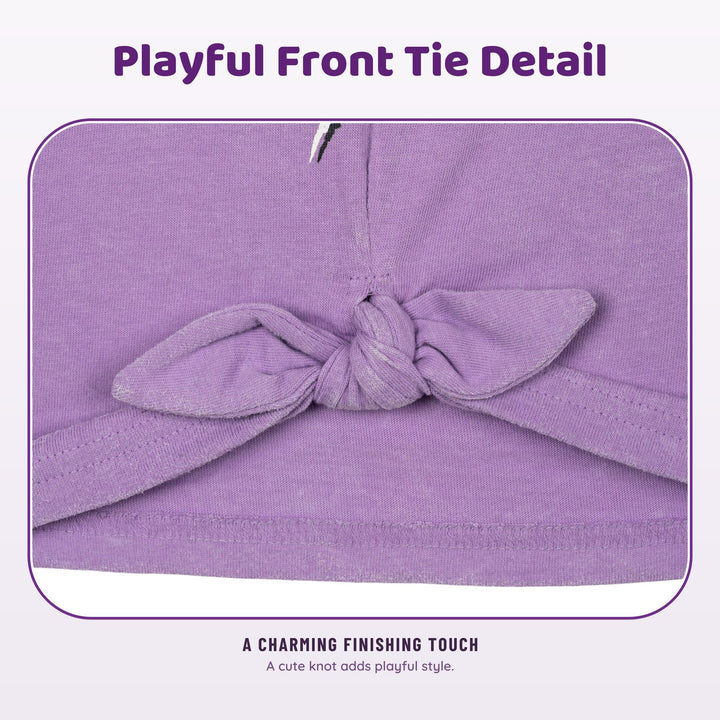 Hello Kitty Kuromi Girls' Short Sleeve T-Shirt Violet