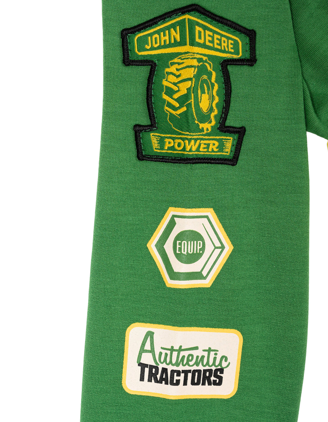John Deere Boys' Cosplay One Piece Coverall Green Yellow