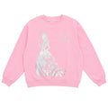 Wicked Glinda Women's Fleece Crewneck Pullover Pink