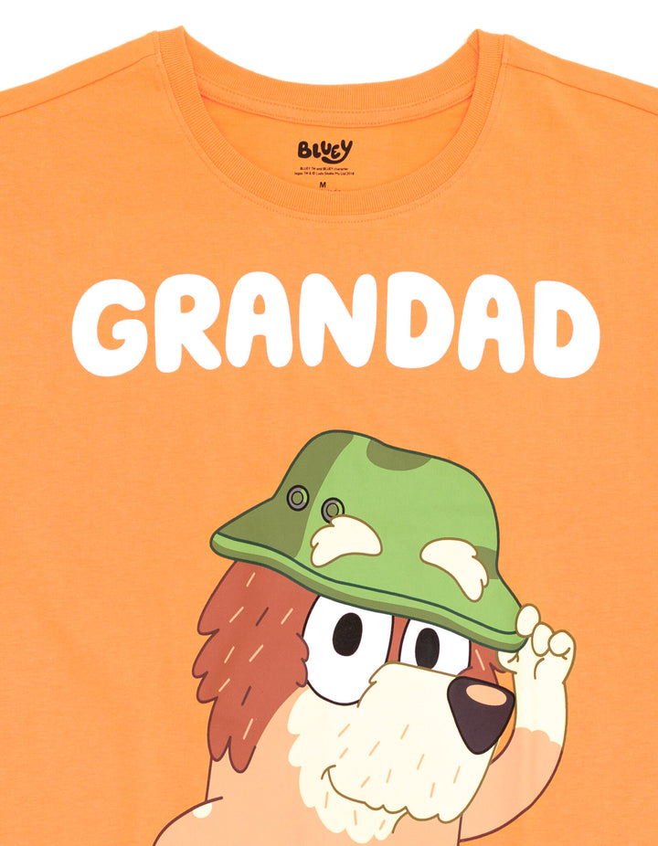 Bluey Grandad Men's Short Sleeve T-Shirt Peach