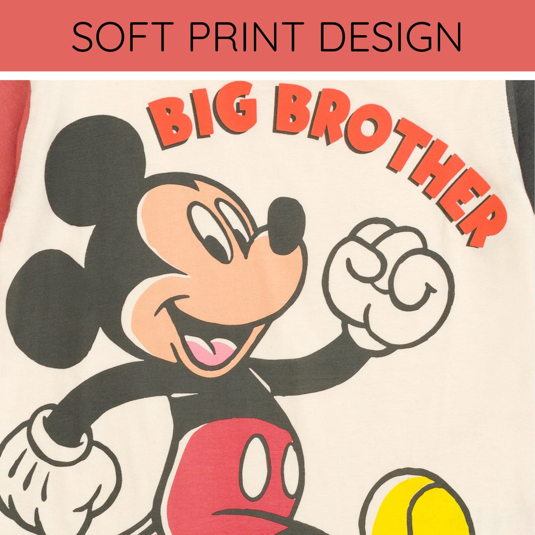 Disney Mickey Mouse Boys' Short Sleeve T-Shirt Ivory
