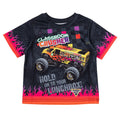 Monster Jam Classroom Crusher Boys' Athletic Short Sleeve T-Shirt Grey