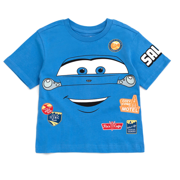 Cars Sally Carrera Boys' Cosplay Short Sleeve T-Shirt Blue
