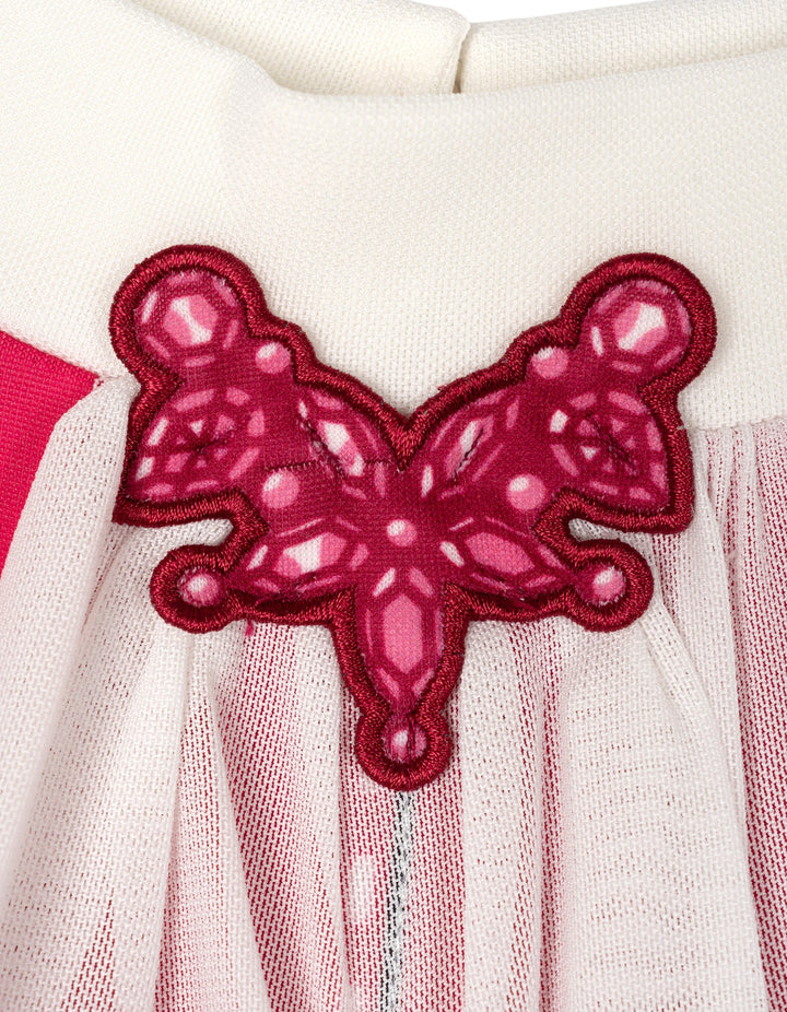 Monster High Draculaura Girls' Cosplay Dress Fuchsia Black