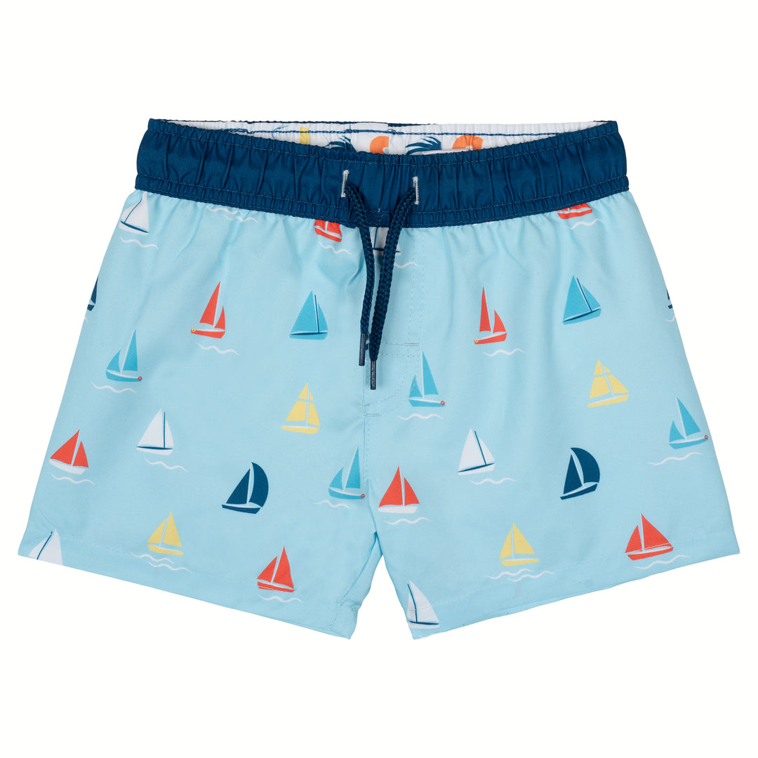 Dreamwave Boys' Swimwear 2-Piece Rash Guard and Swim Trunks Set UPF 50+