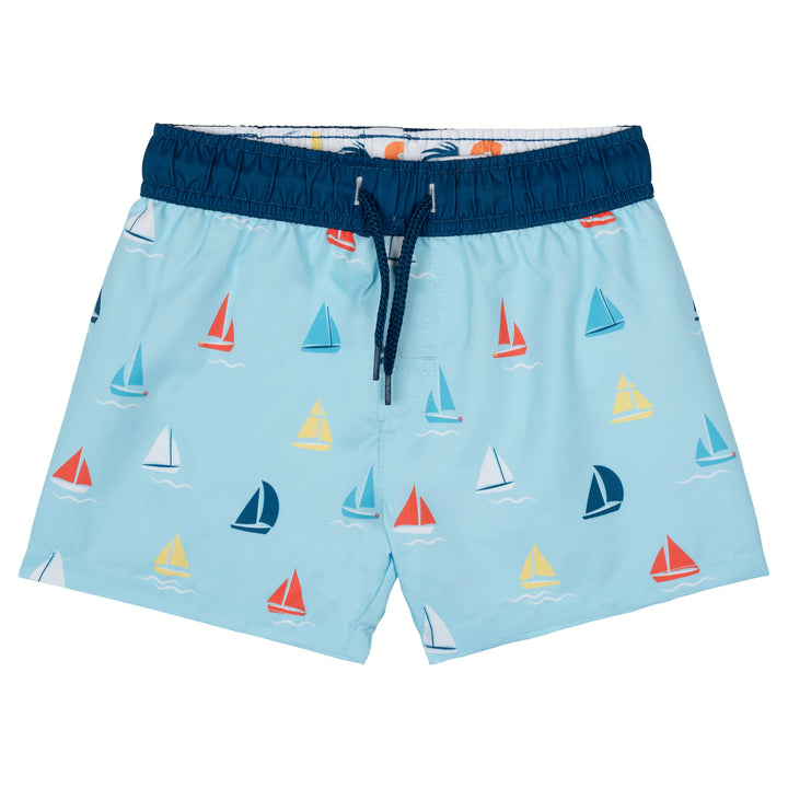 Dreamwave Boys' Swimwear 2-Piece Rash Guard and Swim Trunks Set UPF 50+
