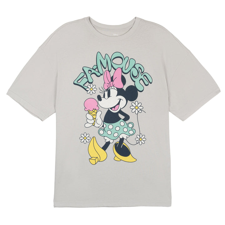 Matching Family Short Sleeve T-Shirt Minnie Vapor Blue