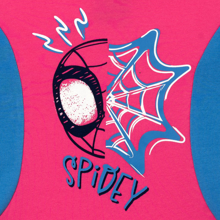 Marvel Spidey and His Amazing Friends Cosplay Hooded Tee and Leggings Set Red