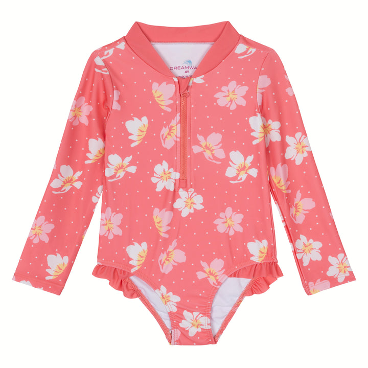 Dreamwave Girls' One Piece Swimwear UPF 50+