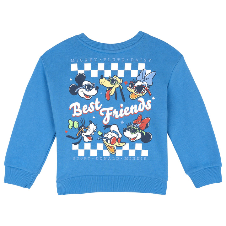 Disney Mickey Mouse Fleece Sweatshirt and Jogger Pants 2-Piece Set Friends Blue