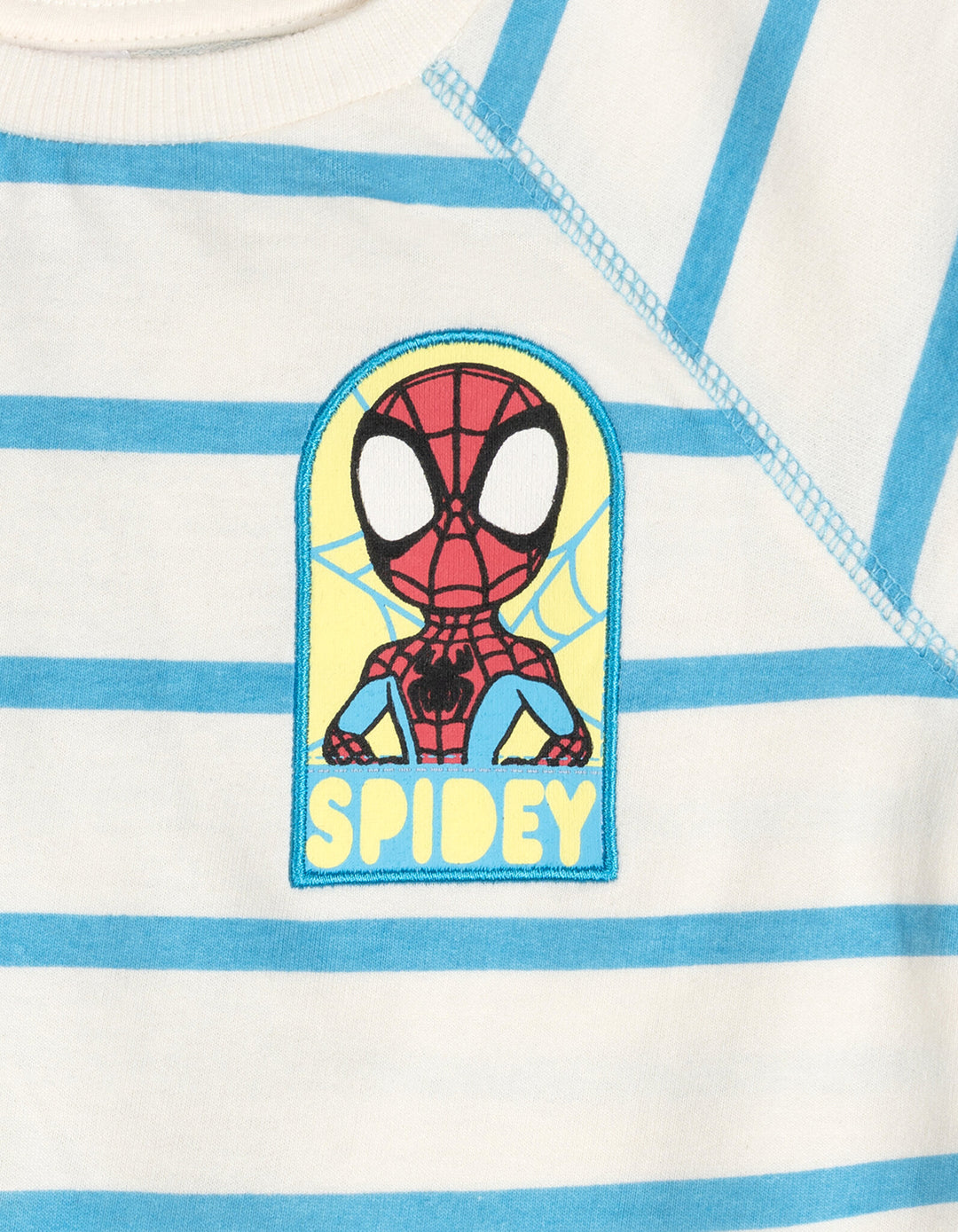 Marvel Spidey and His Amazing Friends Boys' 2-Piece T-Shirt and Shorts Set Ivory Blue