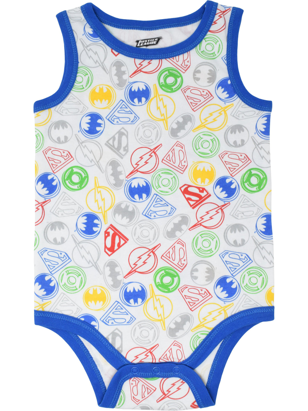 DC Comics Justice League Baby 5-Pack Cosplay Sleeveless Bodysuits Multi