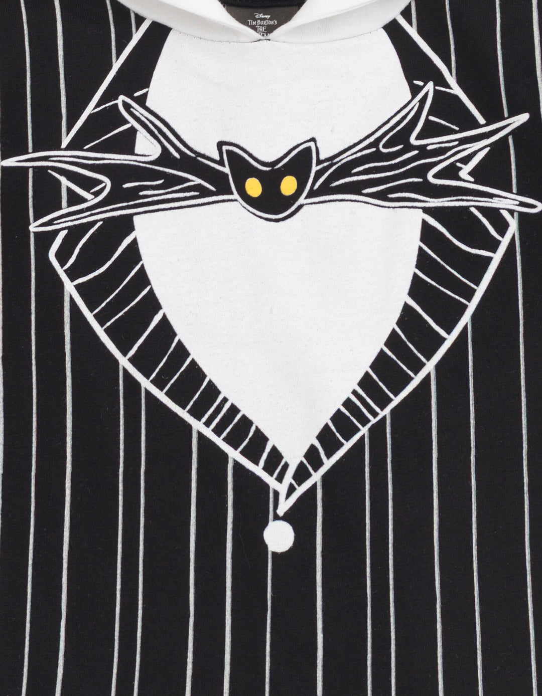 Nightmare Before Christmas Jack Skellington Boys' Cosplay Short Sleeve Hooded T-Shirt Suit