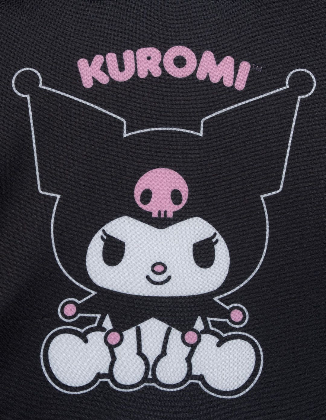Hello Kitty Girls' Cosplay Hooded Tutu Dress Kuromi Jet Black Pink