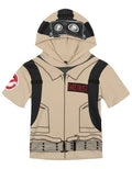 Ghostbusters Boys' Cosplay Hooded T-Shirt Uniform Khaki