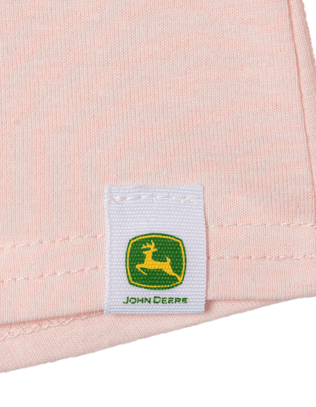 John Deere Girls' Long Sleeve T-Shirt Blush Pink