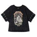 Star Wars Women's Vintage T-Shirt Luke Leia Black Wash