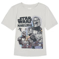 Star Wars The Mandalorian Men's Short Sleeve T-Shirt Mando Vapor Blue