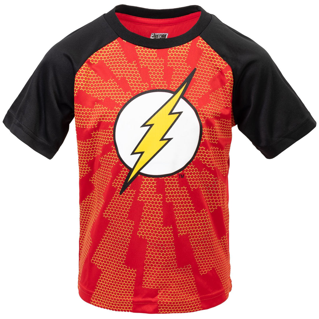 DC Comics Justice League Boys' 3-Pack Short Sleeve T-Shirts Multi