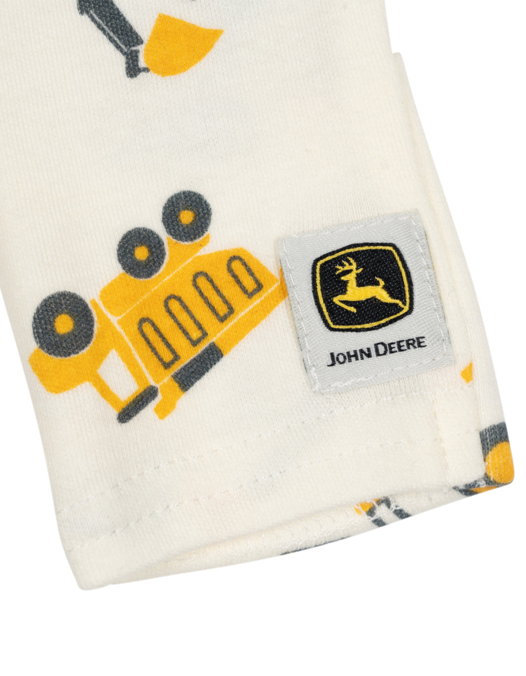 John Deere Baby Boys' One Piece Footed Sleep N' Play Tusk Excavators