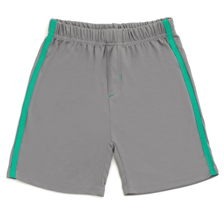 Funstuff Boys' Athletic 2-Piece T-Shirt and Shorts Set Later Gator Green Gray