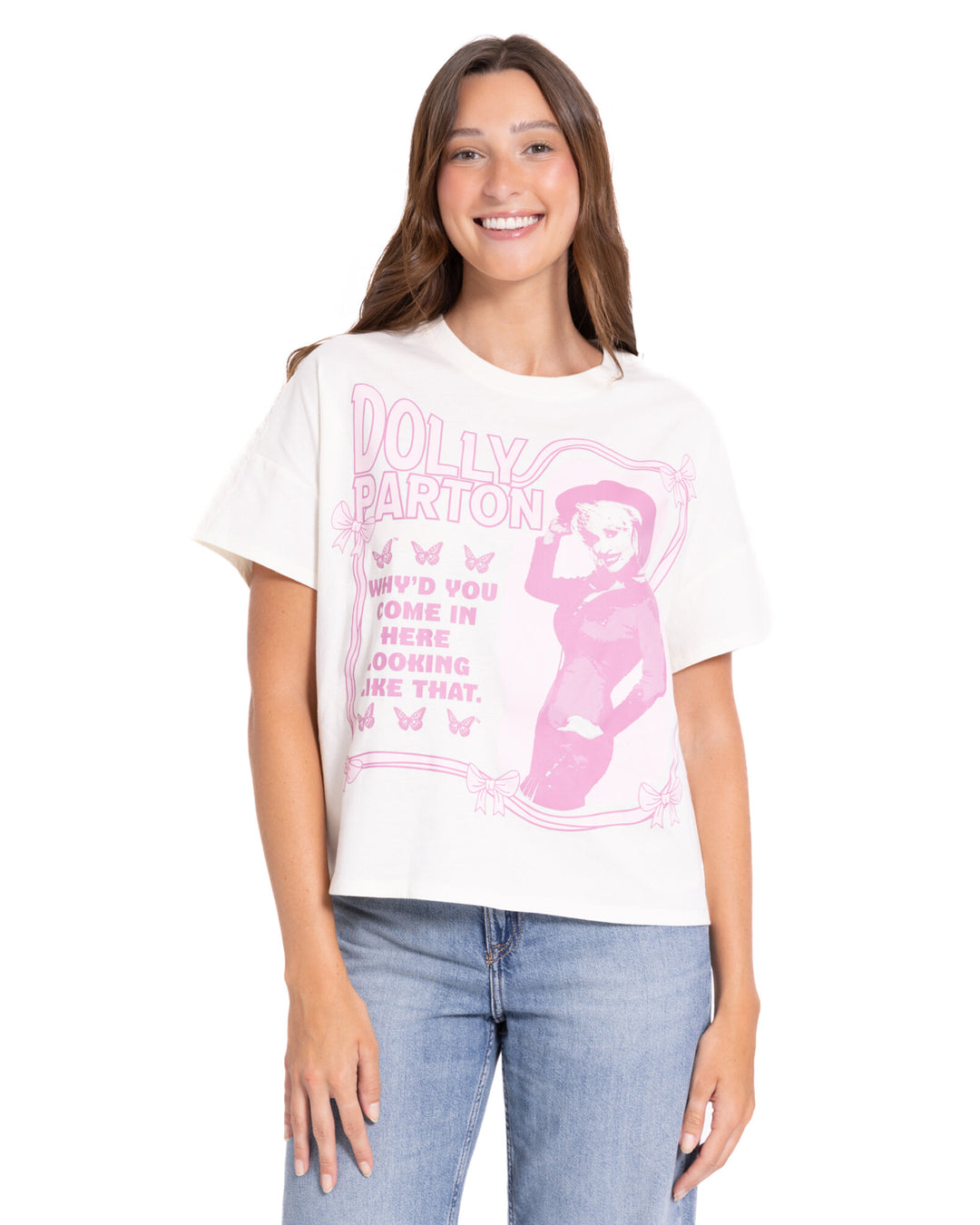 Dolly Parton Women's Short Sleeve T-Shirt Vanilla Cream