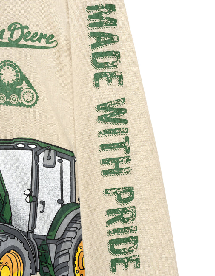 John Deere Boys' Pullover Hoodie Khaki