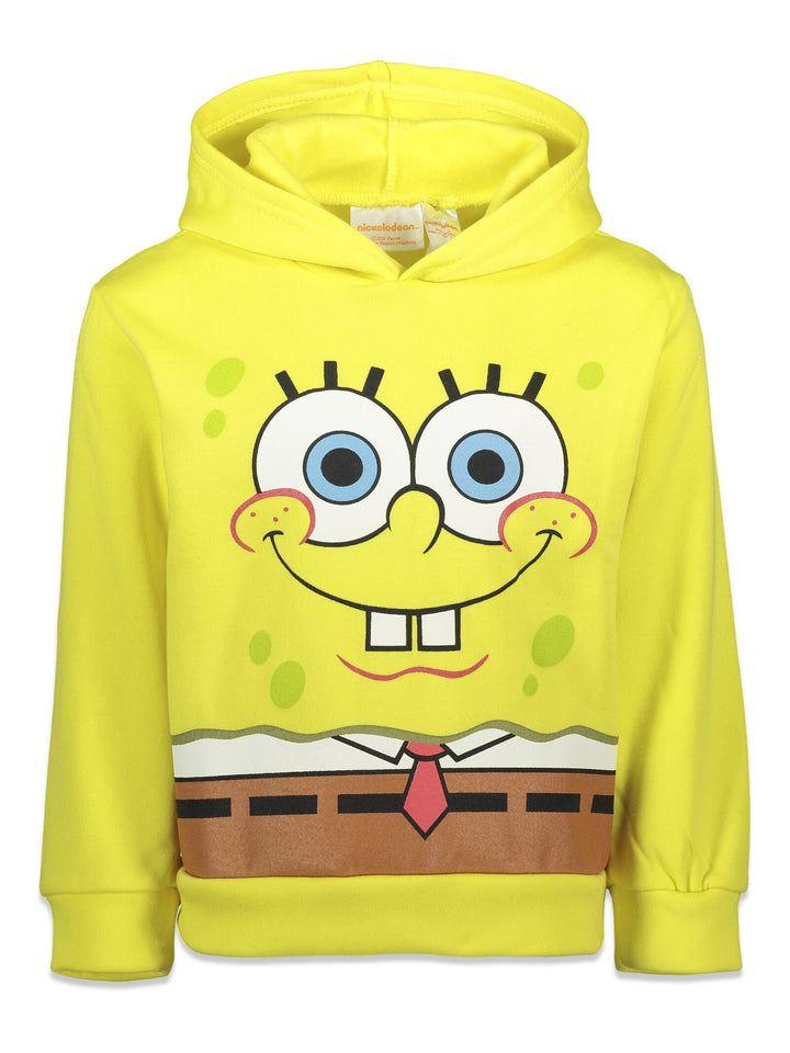 Nickelodeon SpongeBob SquarePants Matching Family Fleece Pullover Hoodie Yellow Body