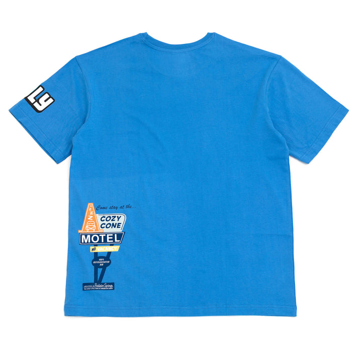 Cars Sally Carrera Men's Cosplay Short Sleeve T-Shirt Cozy Cone Blue