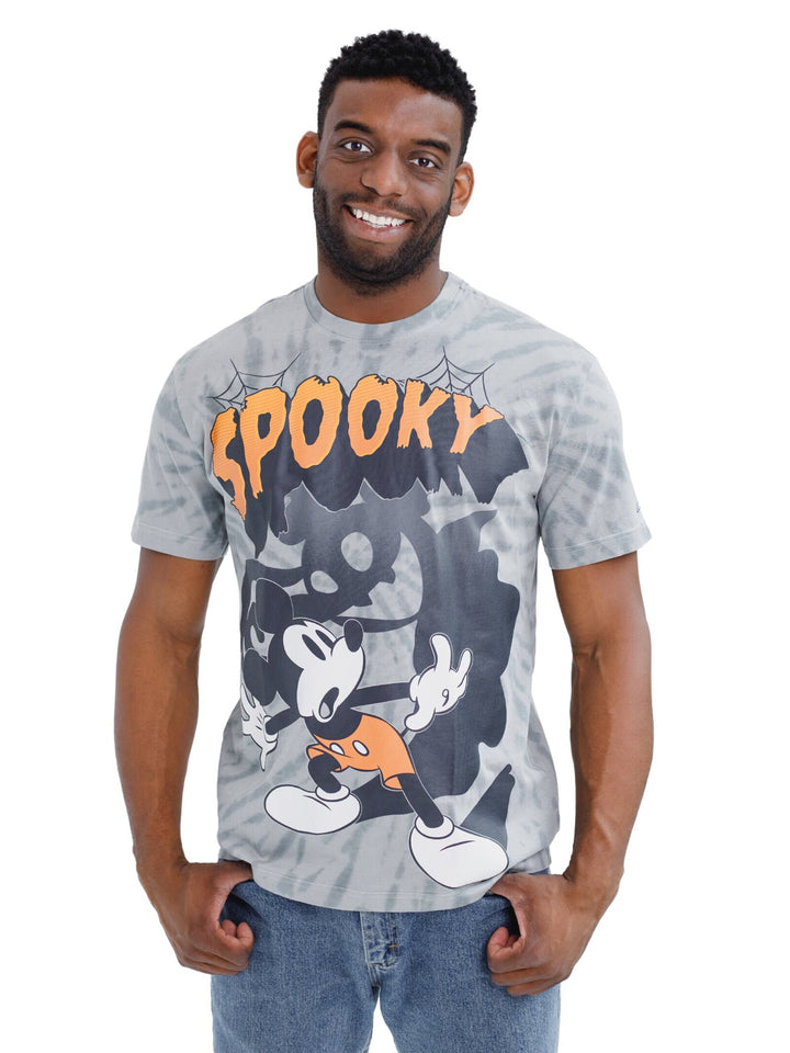 Disney Mickey Mouse Men's Short Sleeve T-Shirt Ghost Grey