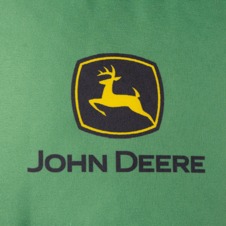 John Deere Boys' Hooded Puffer Jacket Green Chase and