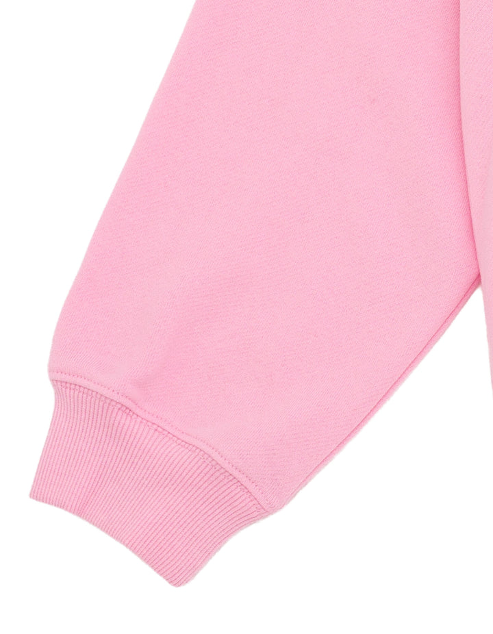 Wicked Glinda Women's Fleece Crewneck Pullover Pink