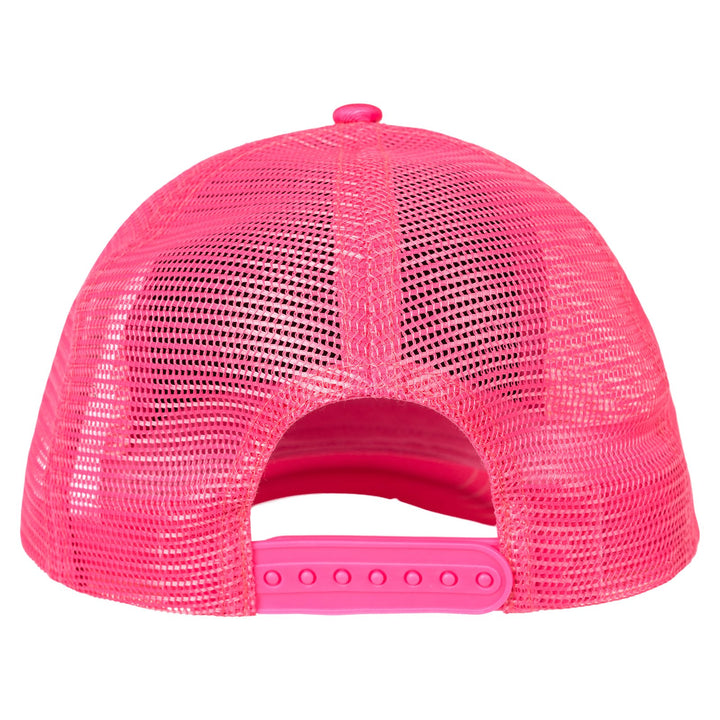 Monster Jam Sparkle Smash Girls' Strapback Baseball Cap Pink