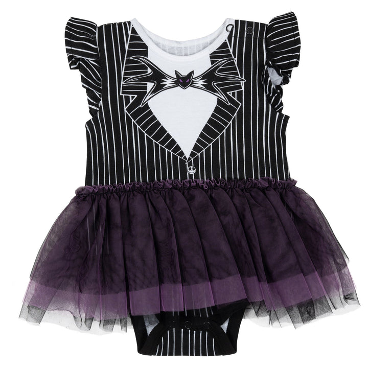 Nightmare Before Christmas Jack Skellington Dress and Headband Set Pinstripe