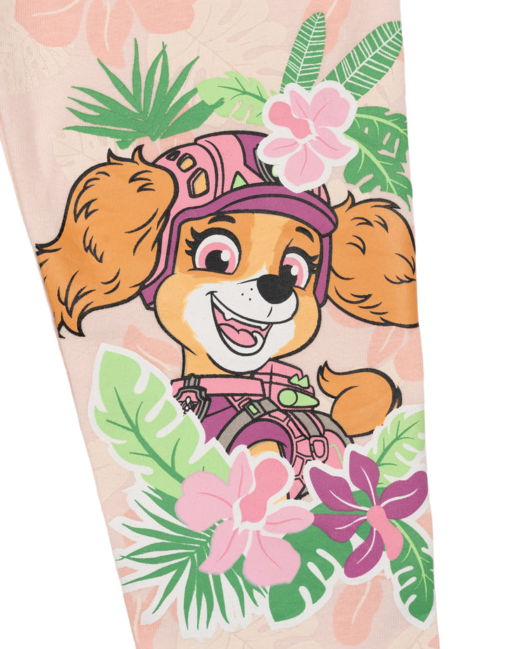 Paw Patrol Girls' 2-Piece Fleece Hoodie and Leggings Set Skye Marshall Pink