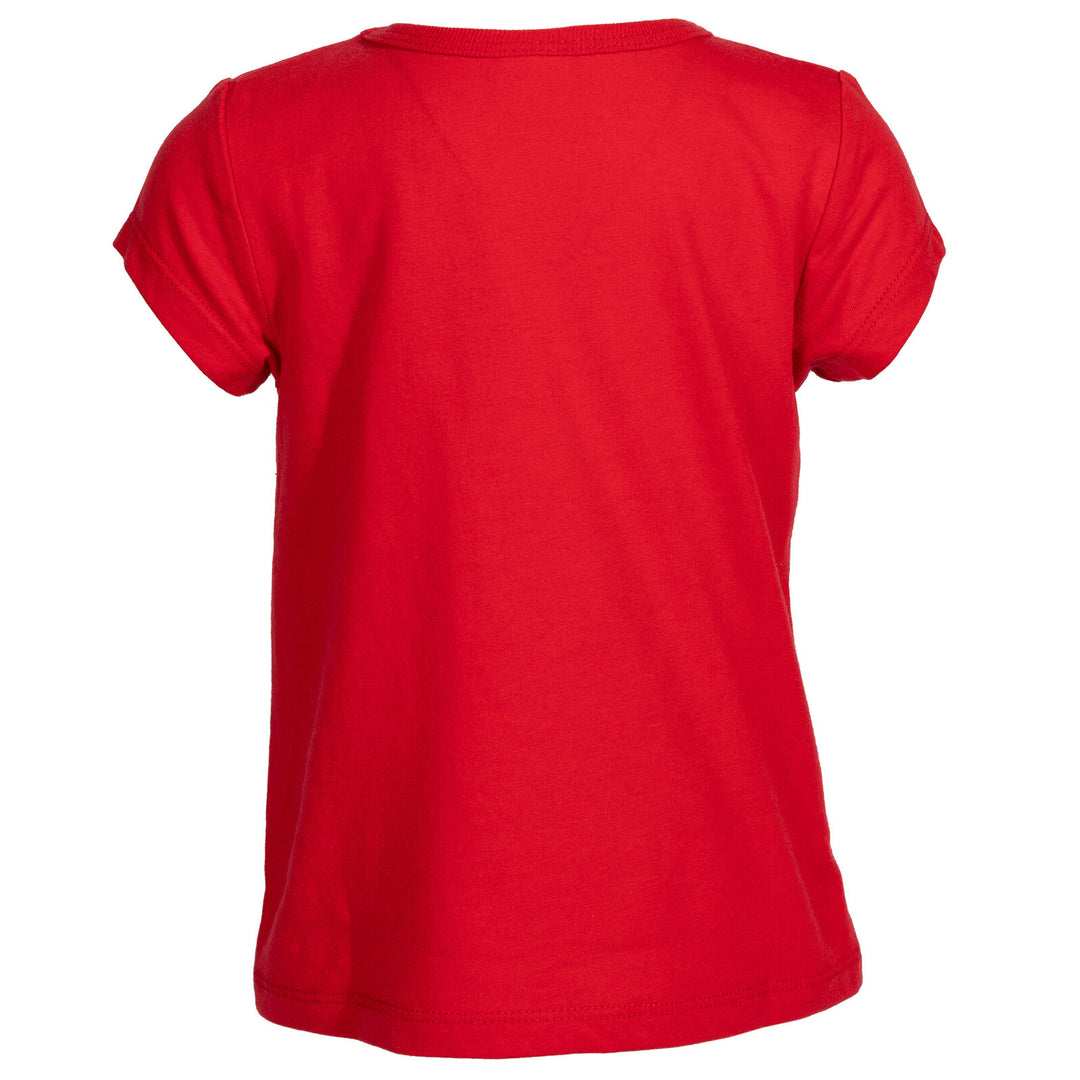 Minnie Mouse Girls' T-Shirt Red Black