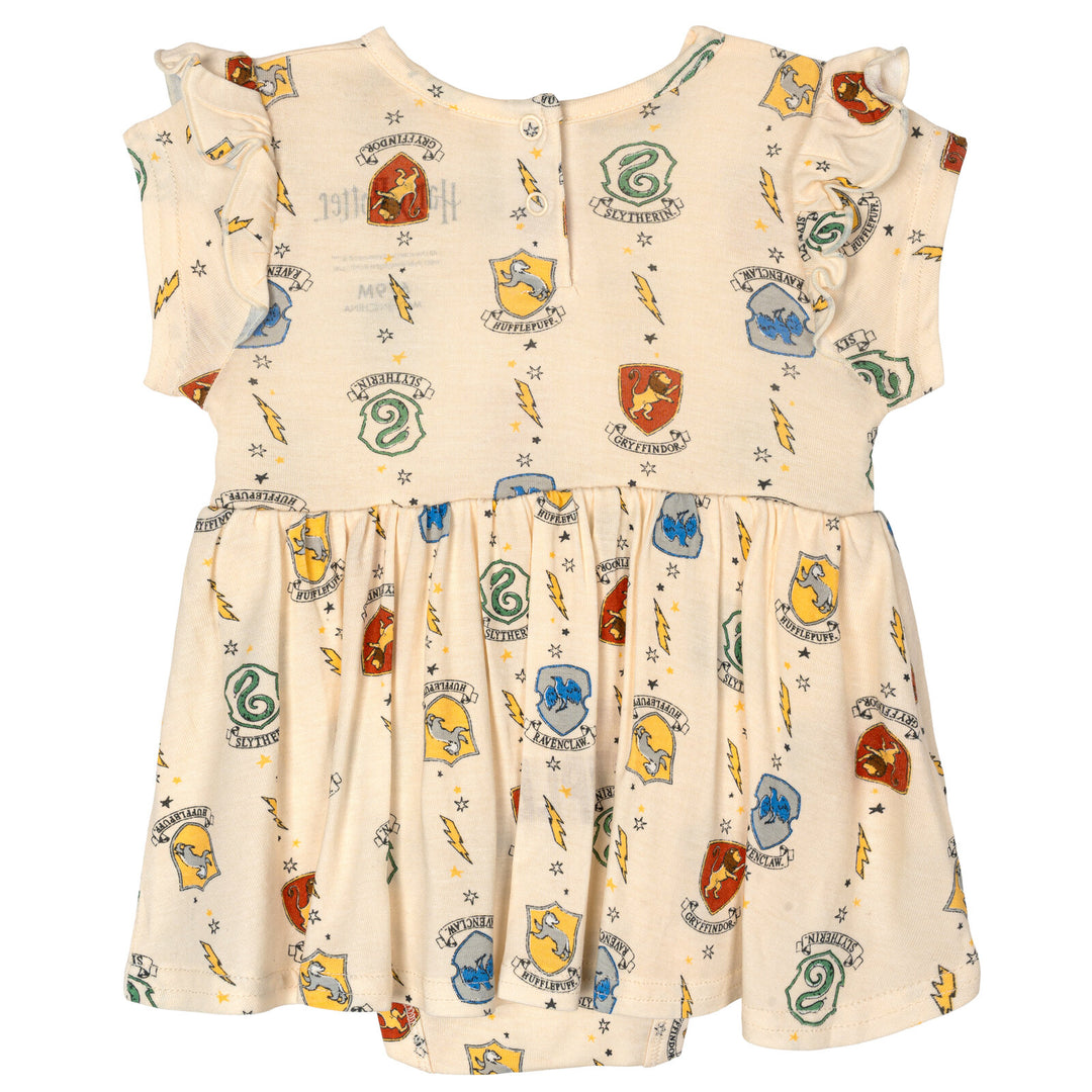 Harry Potter Baby Girls' One Piece Creeper Dress Cream